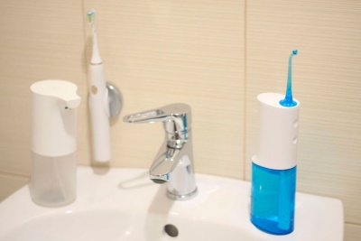 фото Портативный Ирригатор Xiaomi Dr Bei Portable Water Flosser Серебристый (GF3)