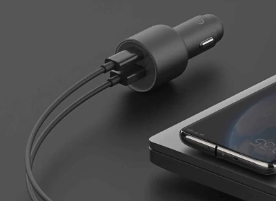 фото Автомобильное зарядное устройство Xiaomi Car Charger 1A1C 100W
