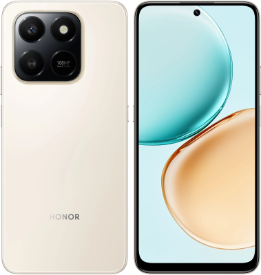 фото Смартфон Honor X7d, 8/256Gb, золотой