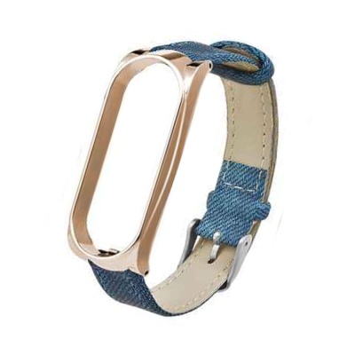 фото Кожаный ремешок для mi band 3/4