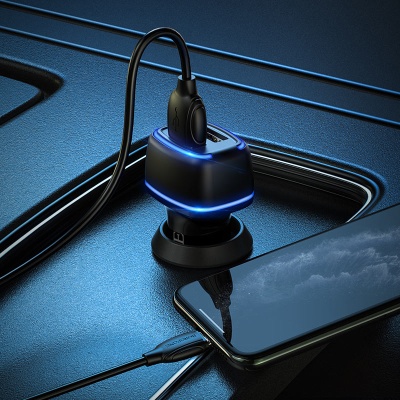 фото АЗУ Borofone BZ14 12w 2.4a + кабель micro