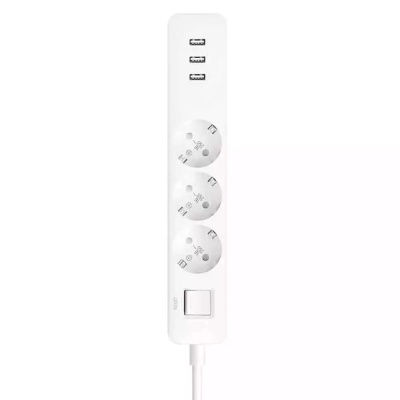 фото Сетевой фильтр Xiaomi Mi Power Strip Global 3xUSB XMCXB04QM (White)