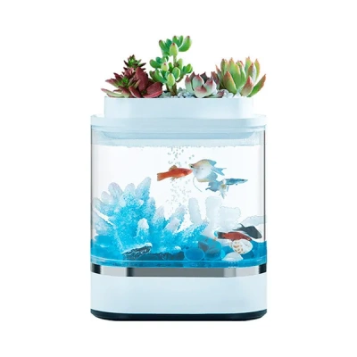 фото Акваферма Xiaomi Geometry Mini Lazy Fish Tank Pro C300
